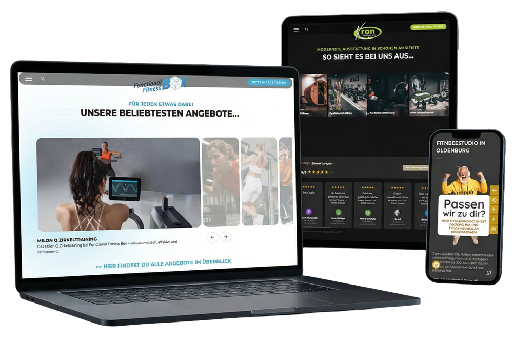 Anatomie einer Studio-Webseite
